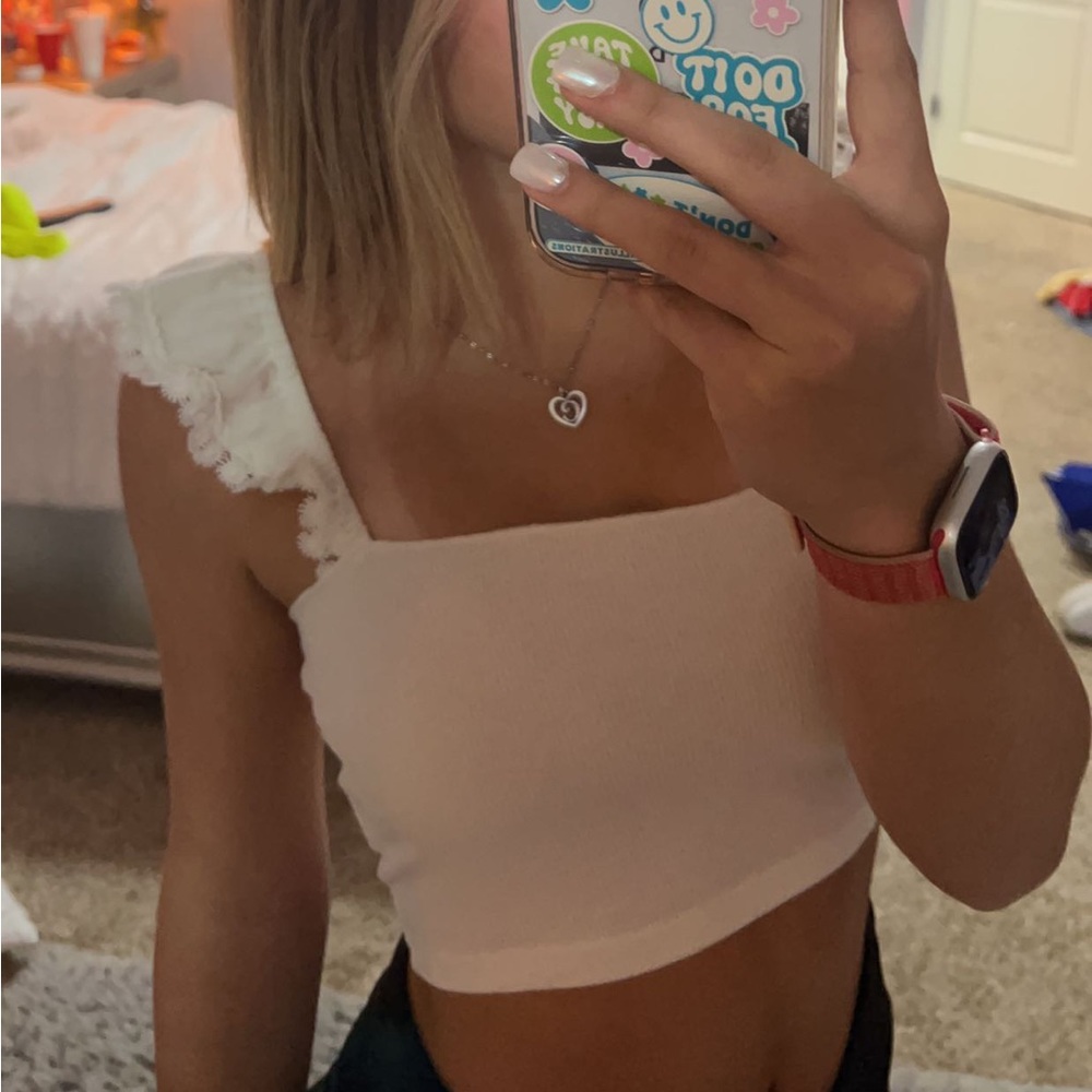 White Shein Top